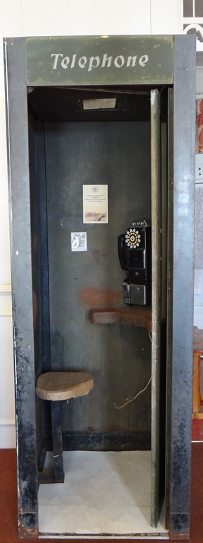 From WWII-Only phone in town